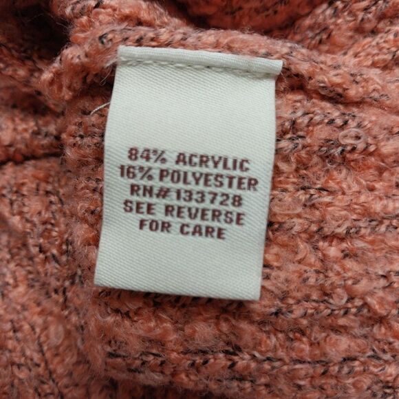 New Mudd Cowl Neck Sweater Juniors Sz XS Cropped Stretch Comfy Boho Chic Warm - Picture 8 of 9